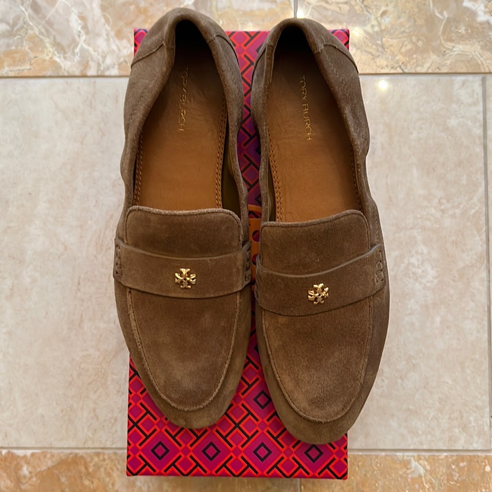 Tory Burch suede loafers 7.5